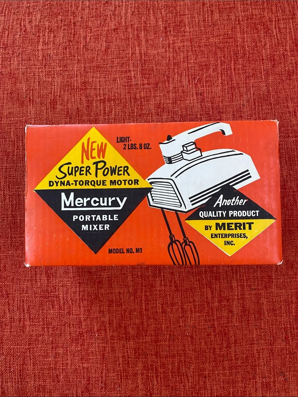 Vintage Mercury Portable Mixer Model Number M1